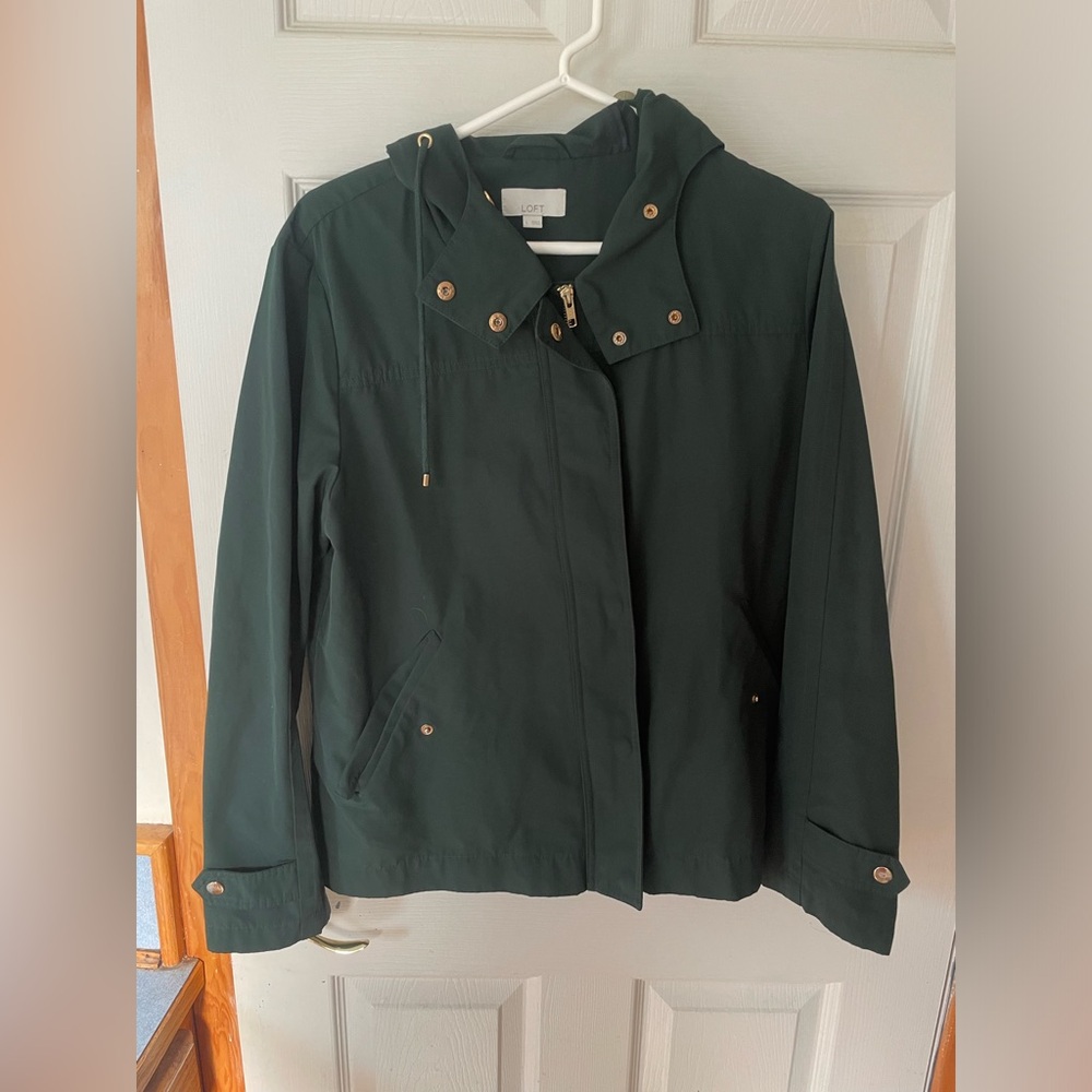LOFT light rain coat, size L